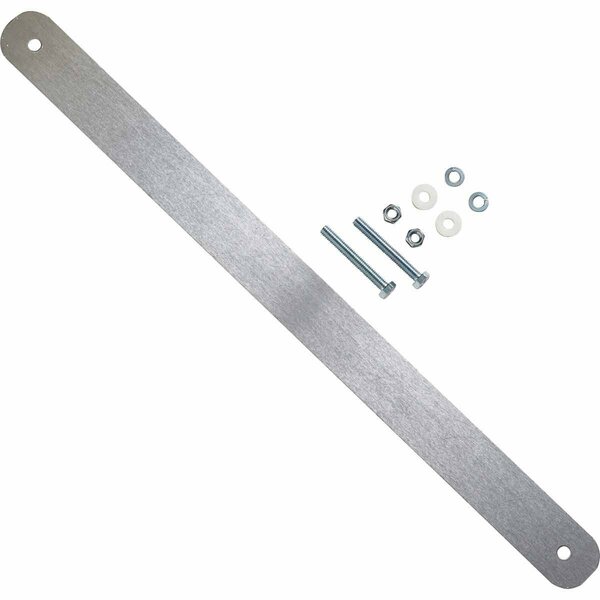 Brady Sign Mounting Brackets, Aluminum, 23" L 86338